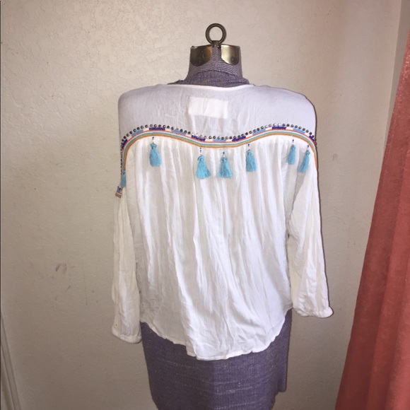 Piper by Townsen  boho top size s/m - Picture 4 of 6
